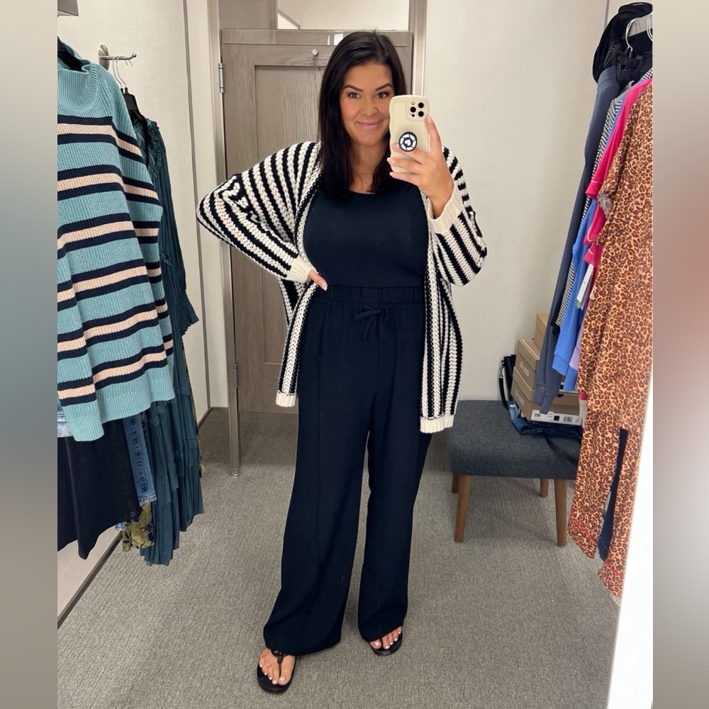 Treasure & Bond Drawstring Wide Leg Pant